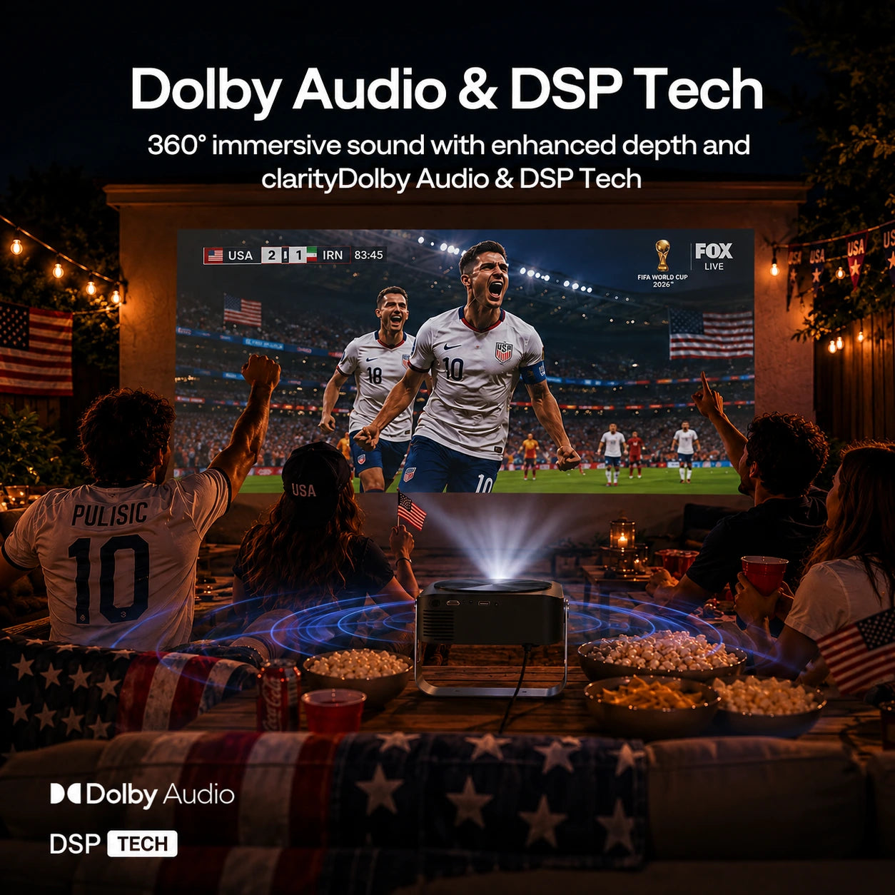 Zoomly Pro Elite native 4K smart projector – product photo 3