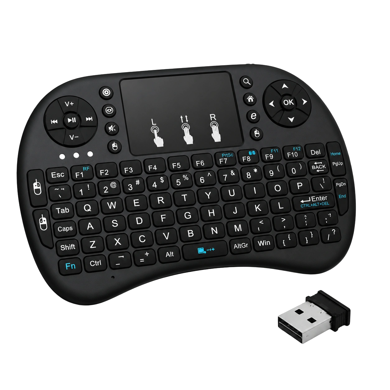 Zoomly Smart Remote with keyboard and touchpad for projectors
