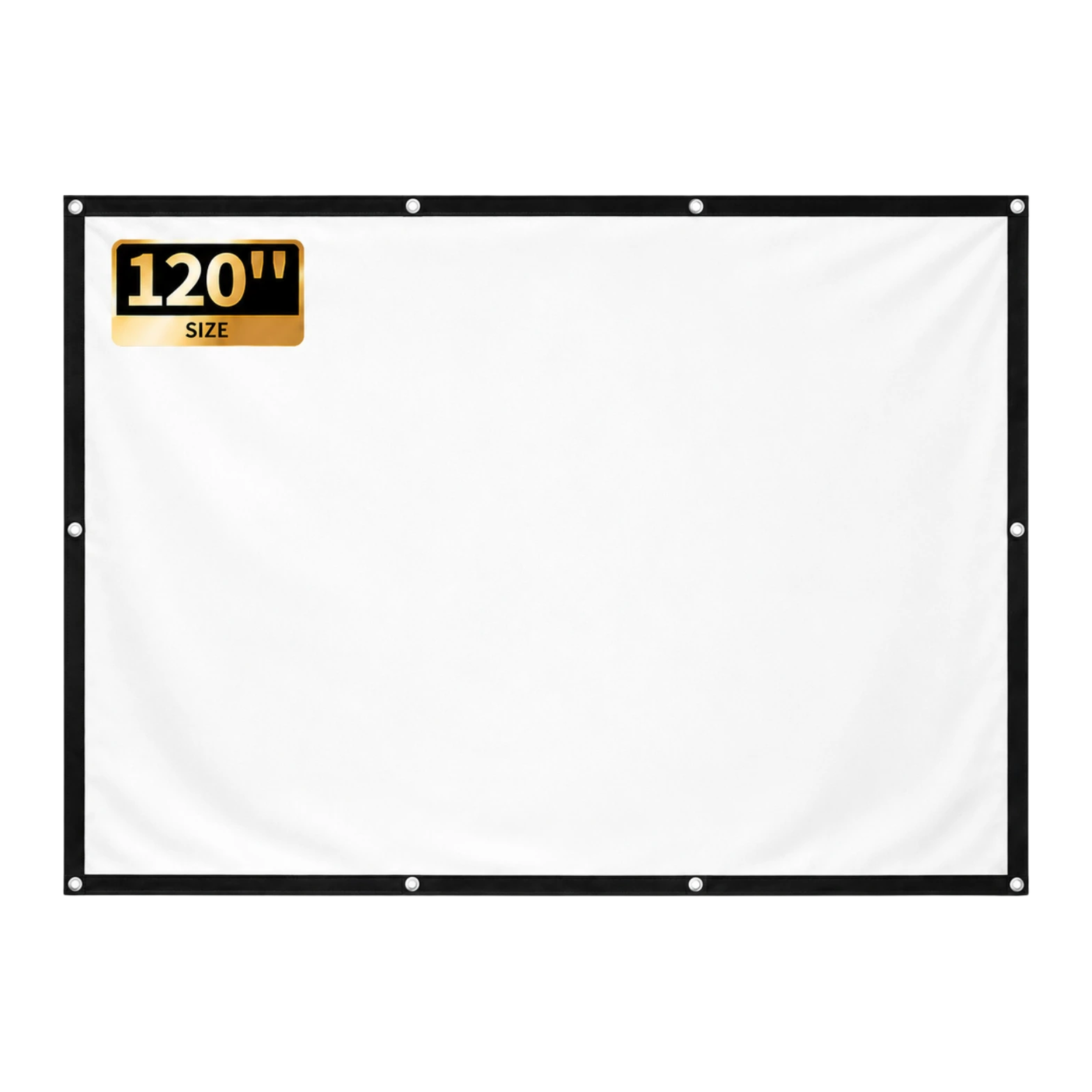 Portable 120-inch 16:9 projection screen for home theater projectors