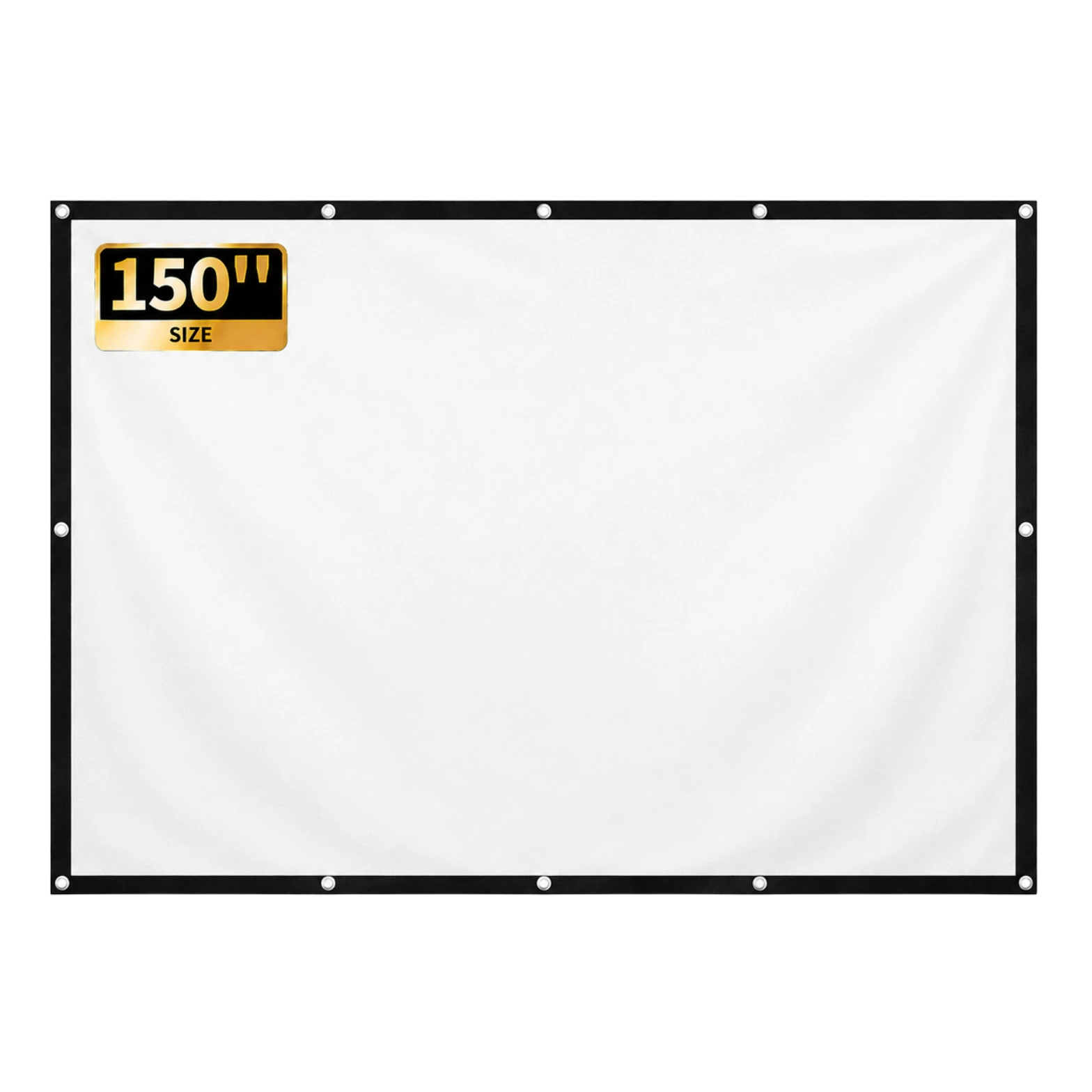 Portable 150-inch 16:9 projection screen for home theater projectors