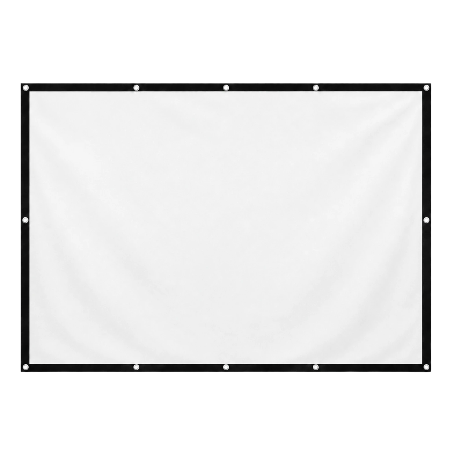 Portable 16:9 projection screen for home theater projectors