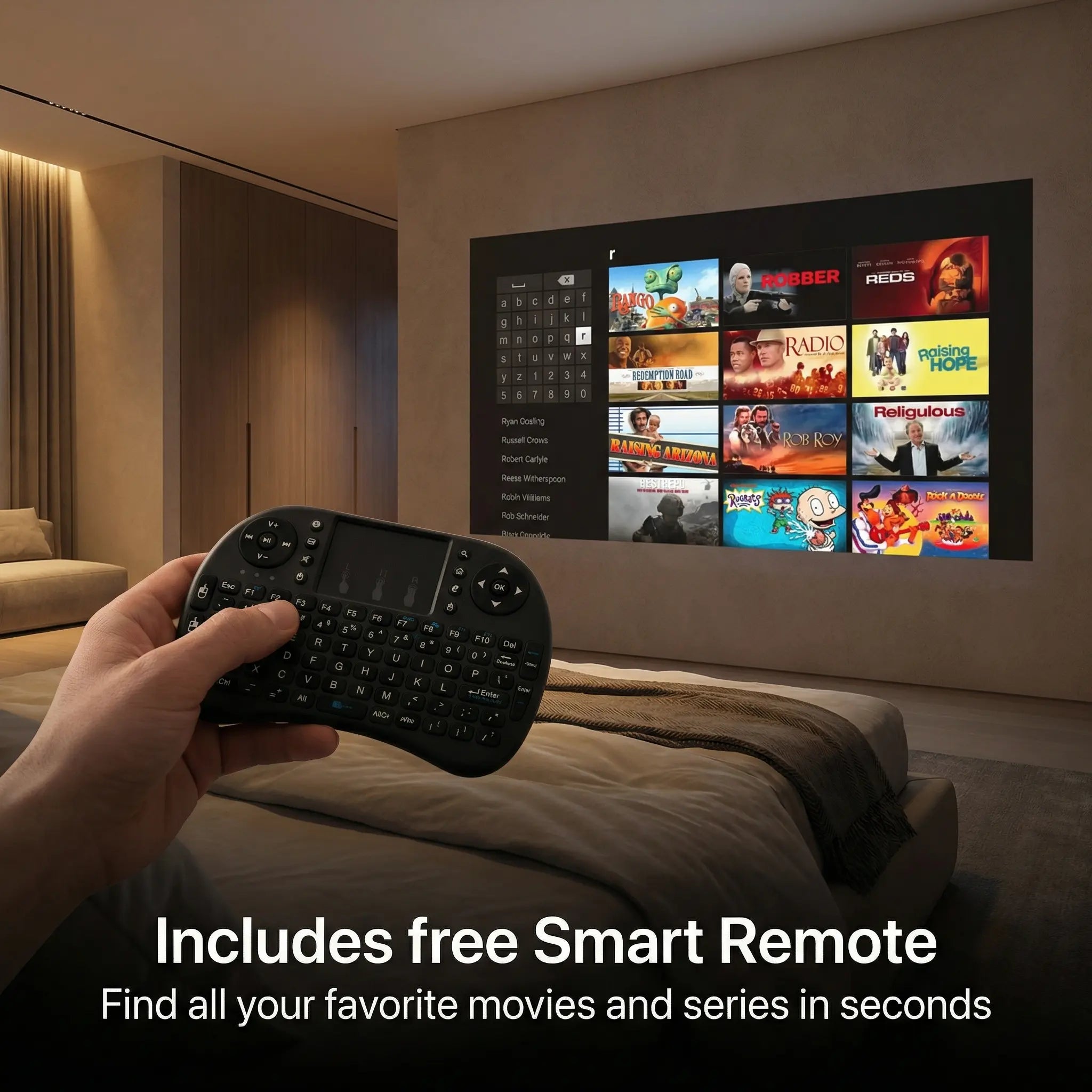 Zoomly Pro Max Full HD 1080p smart projector – product photo 6