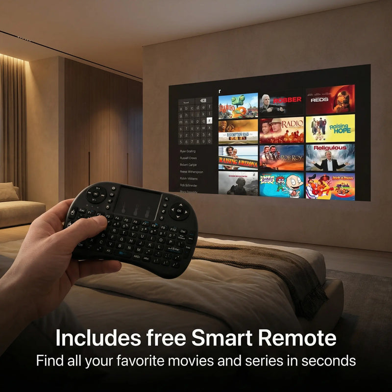 Zoomly Pro Max Full HD 1080p smart projector – product photo 6