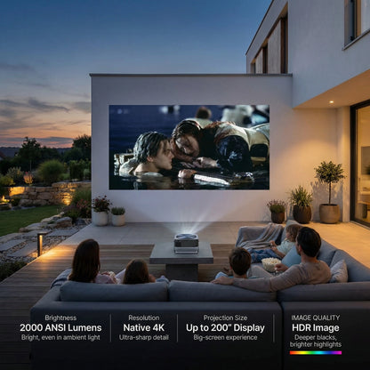 Zoomly Pro Elite native 4K smart projector – product photo 5
