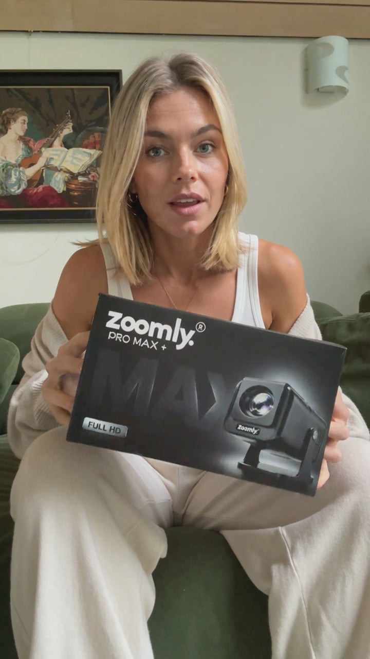 Video laden: Zoomly projector video